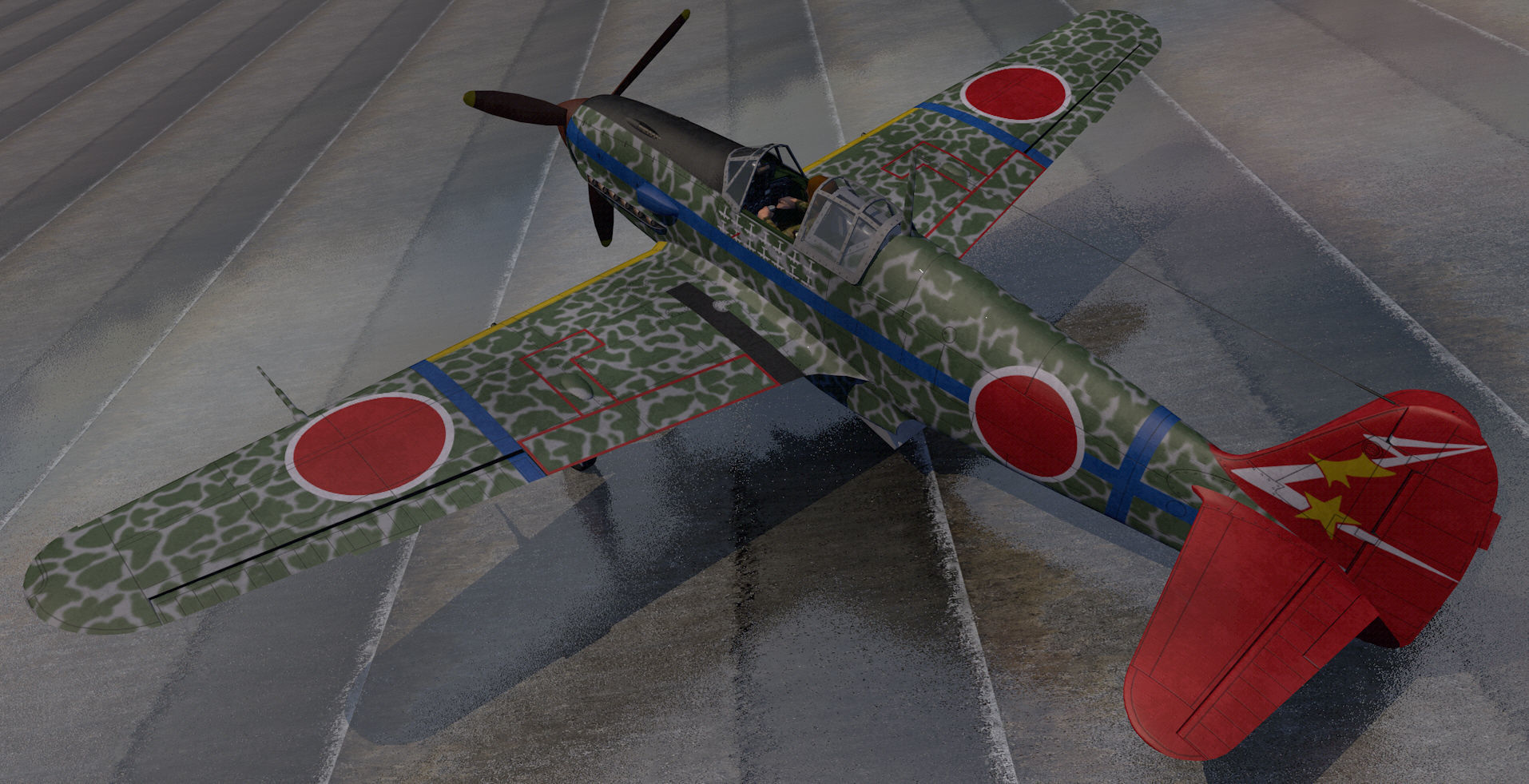 Kawasaki Ki-61 Hien - aka Tony 3D model_1