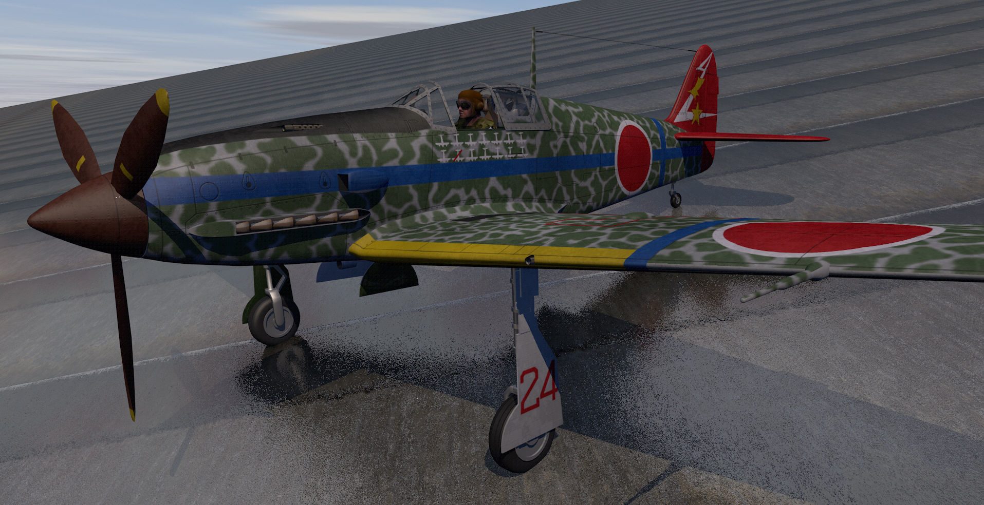 Kawasaki Ki-61 Hien - aka Tony 3D model_3