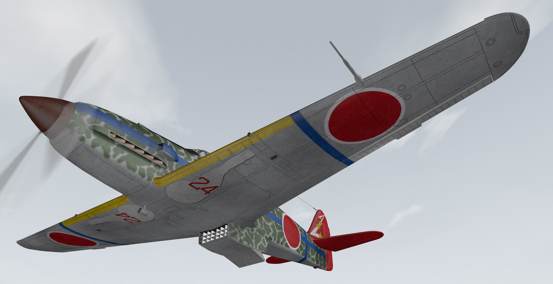 Kawasaki Ki-61 Hien - aka Tony 3D model_10