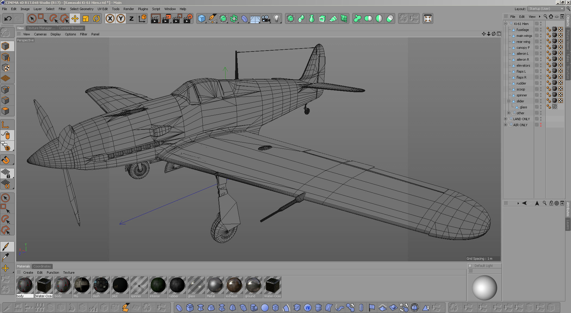 Kawasaki Ki-61 Hien - aka Tony 3D model_12