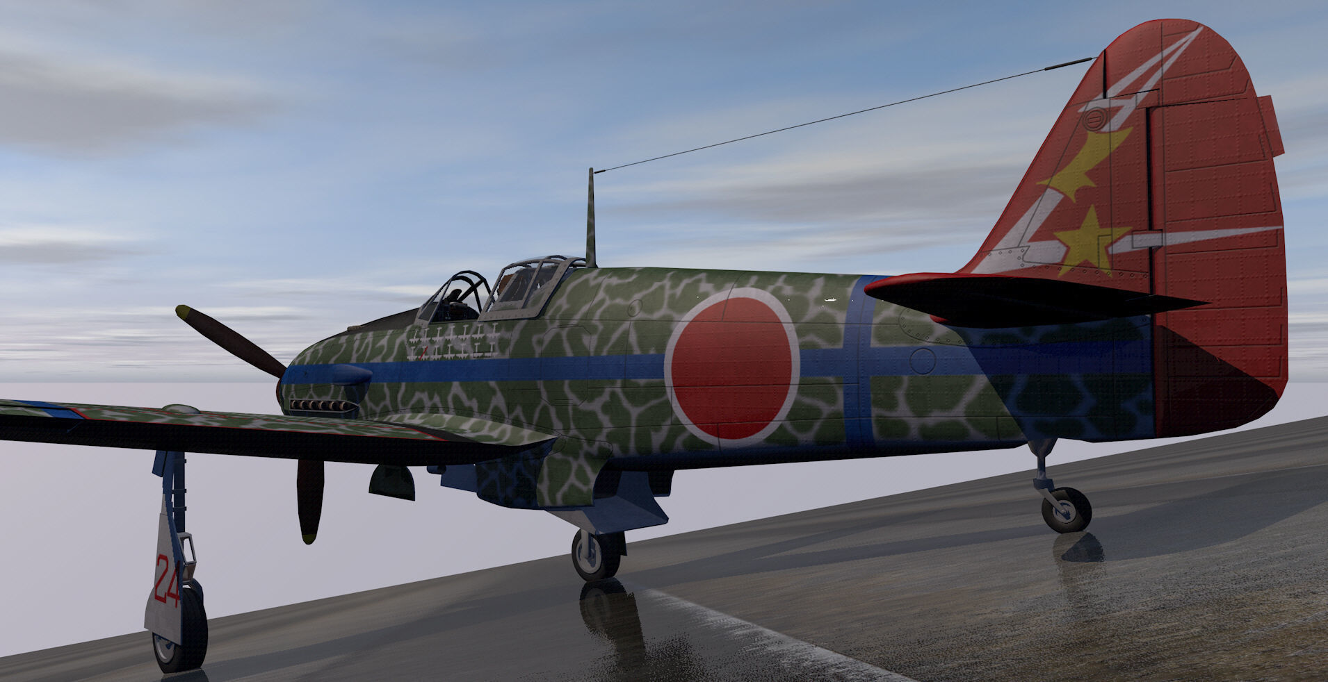 Kawasaki Ki-61 Hien - aka Tony 3D model_4