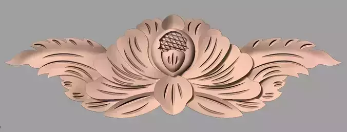 Door design 3D relief model STL format file for CNC carving E695