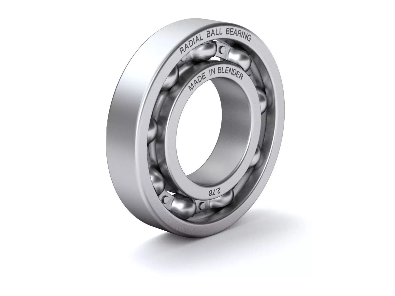 Radial Ball Bearing 3D model