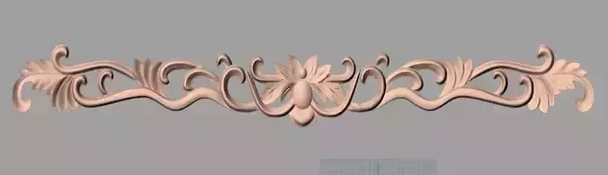 Door design 3D relief model STL format file for CNC carving E685