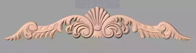 Door design 3D relief model STL format file for CNC carving E678
