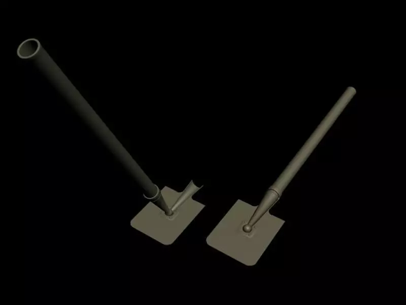 Russian Mortar Shovel 1939 3D model_0