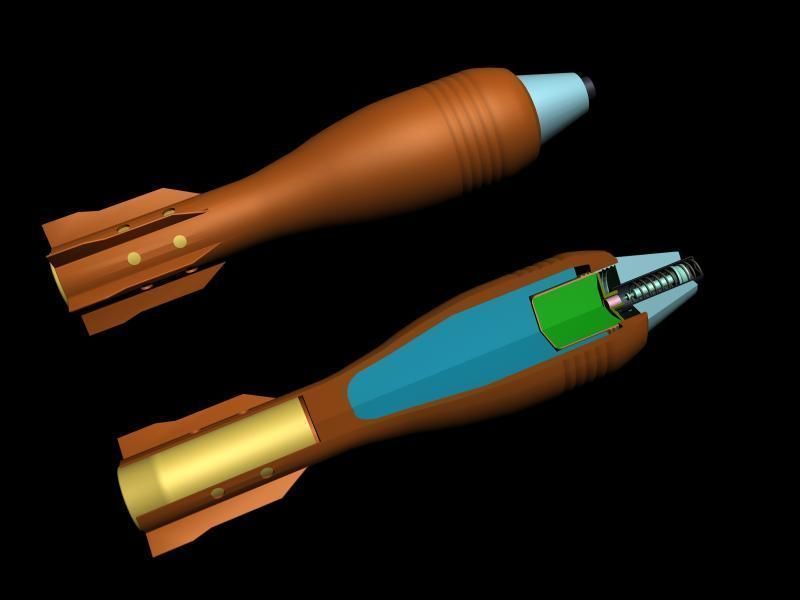 Russian Mortar Shovel 1939 3D model_1