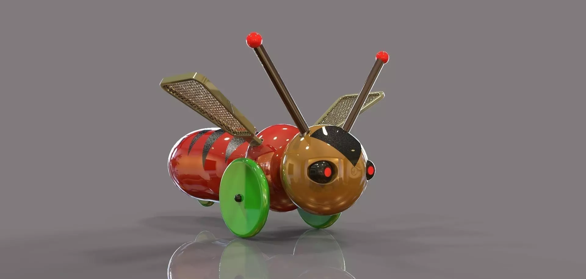 Toys toy bee Free 3D model