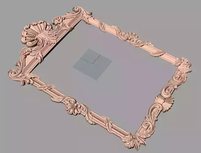 Photo frame 3D relief models STL Files used for CNC Router E651