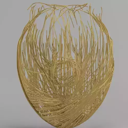 Metal bear Free 3D model