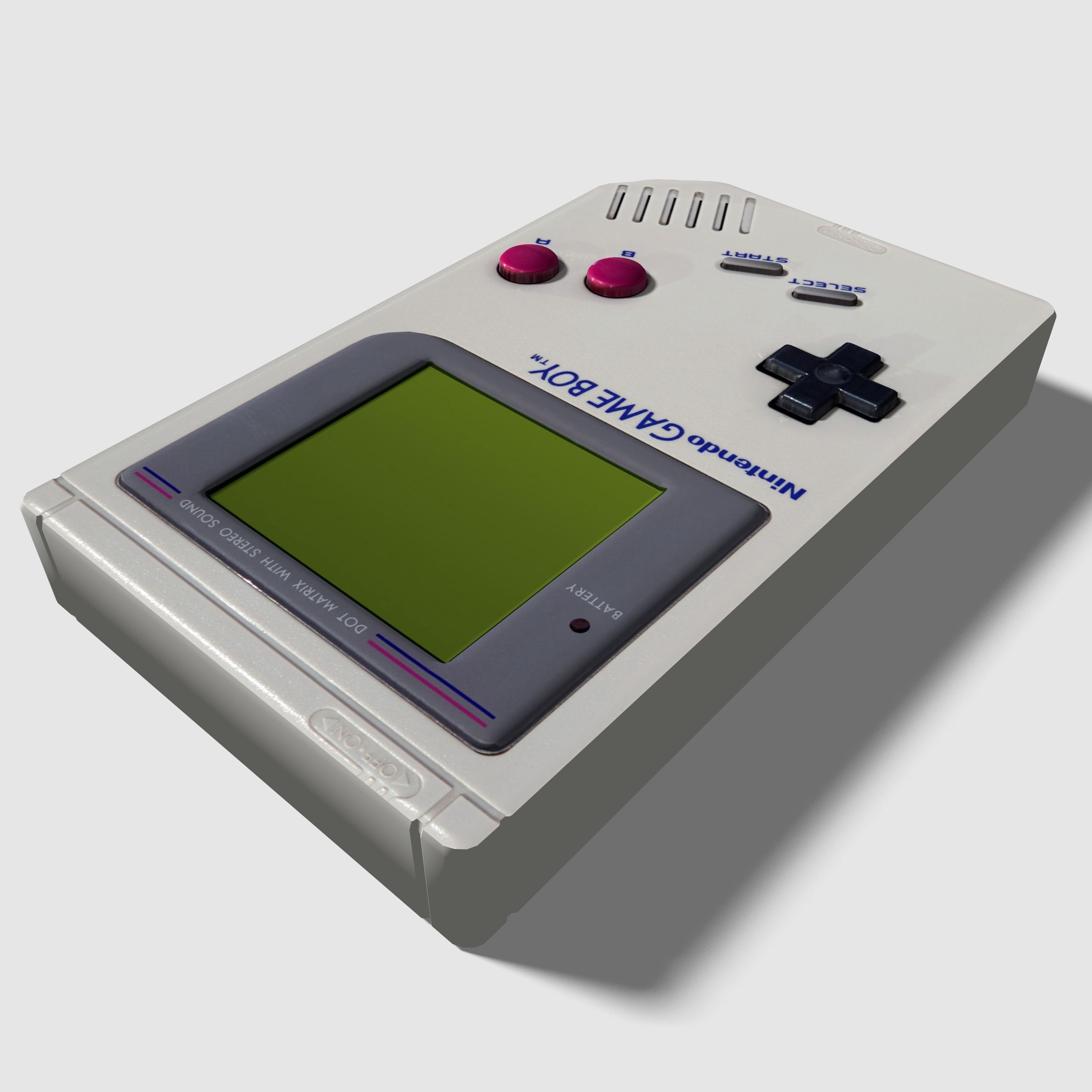 Nintendo Game Boy 3D model_3