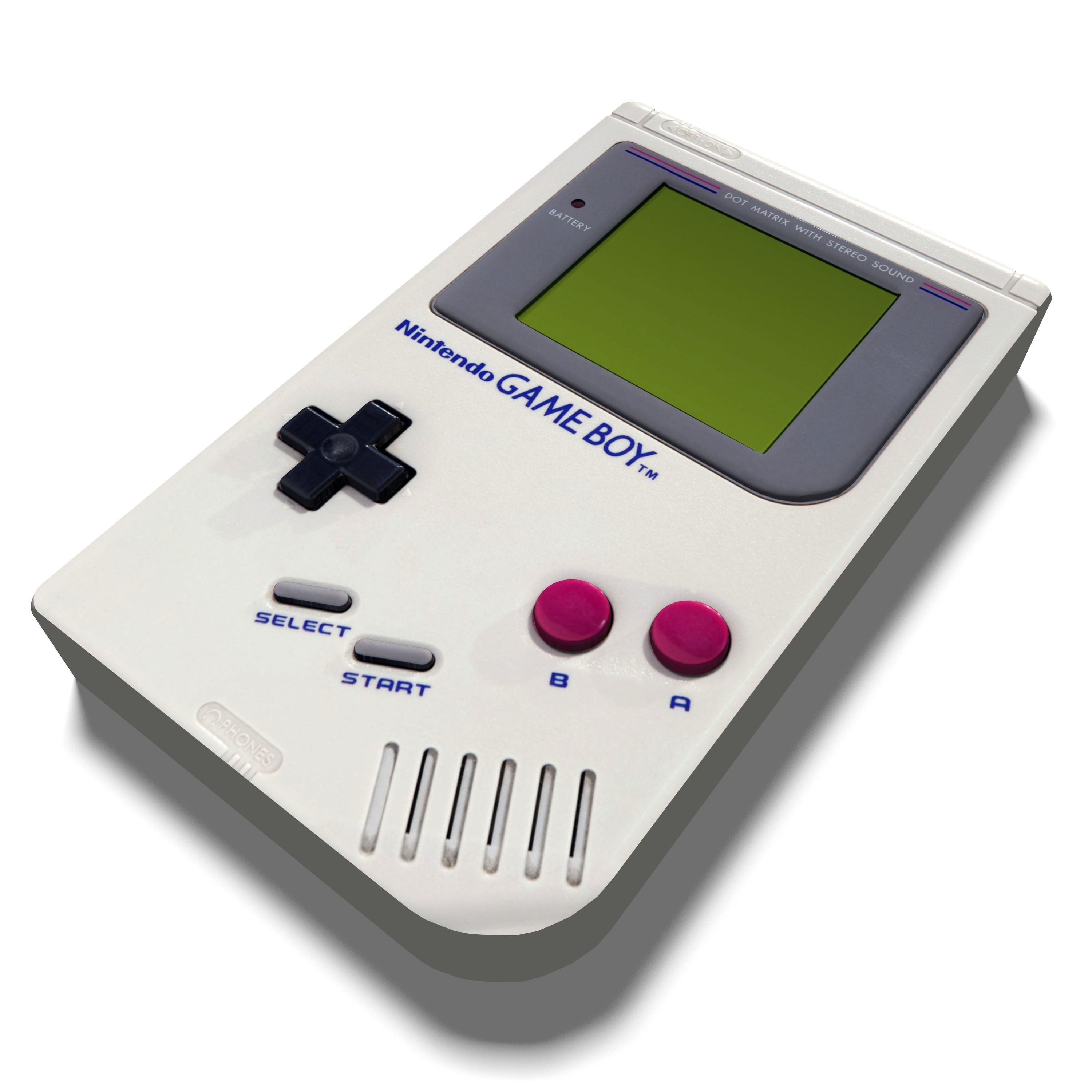 Nintendo Game Boy 3D model_1