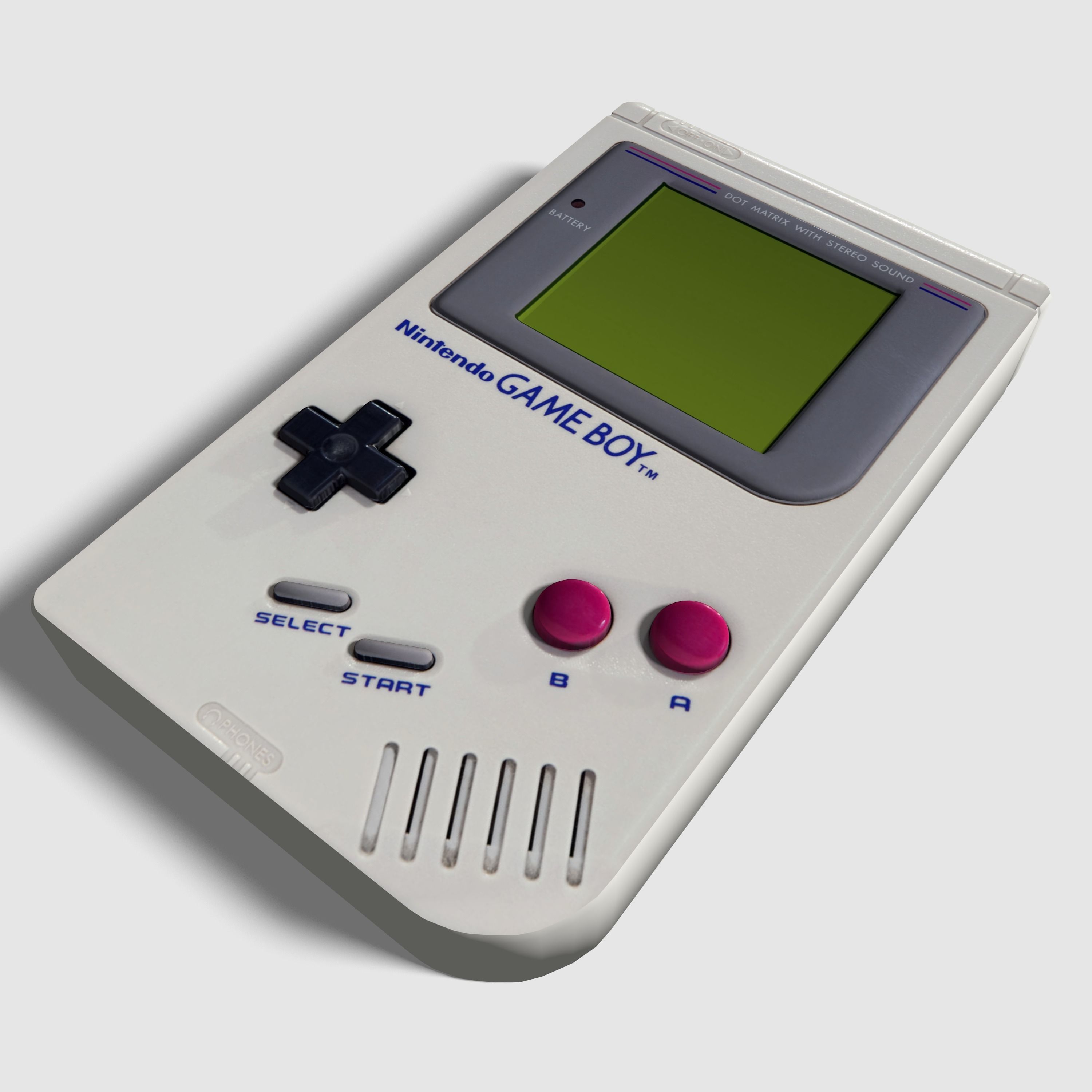 Nintendo Game Boy 3D model_4