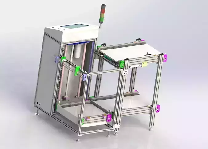 Double cent  lifter  of assembly line