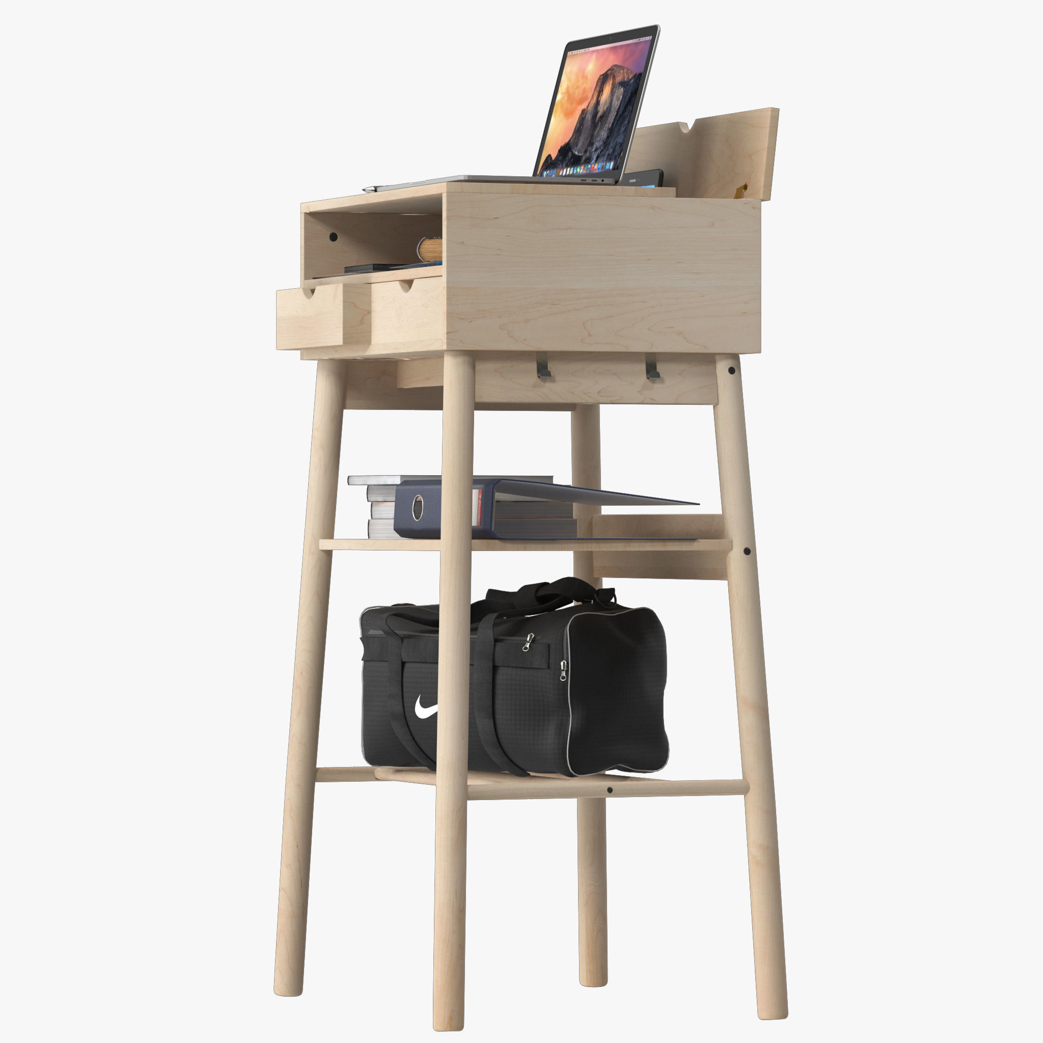 KNOTTEN Standing Desks 3D model_7