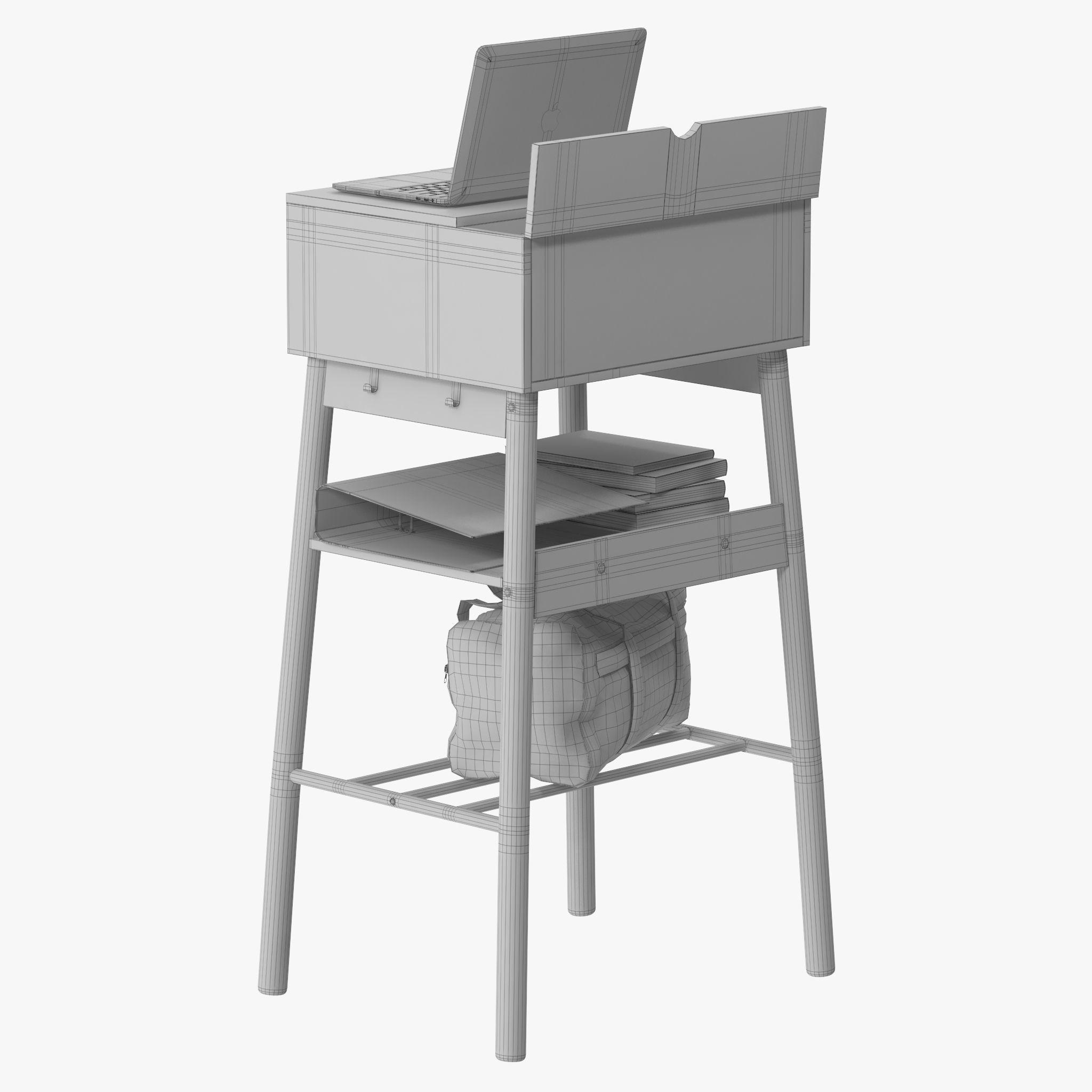 KNOTTEN Standing Desks 3D model_14