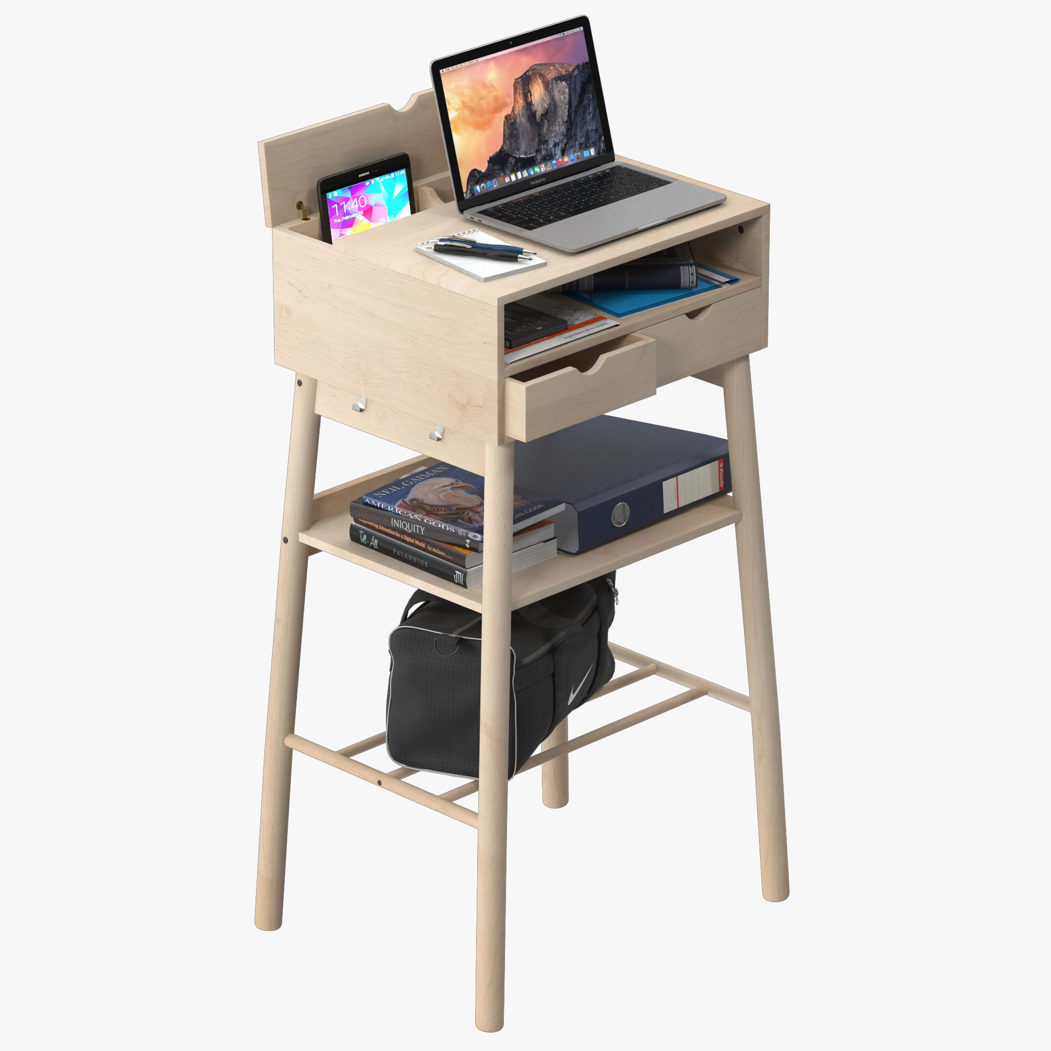 KNOTTEN Standing Desks 3D model_5