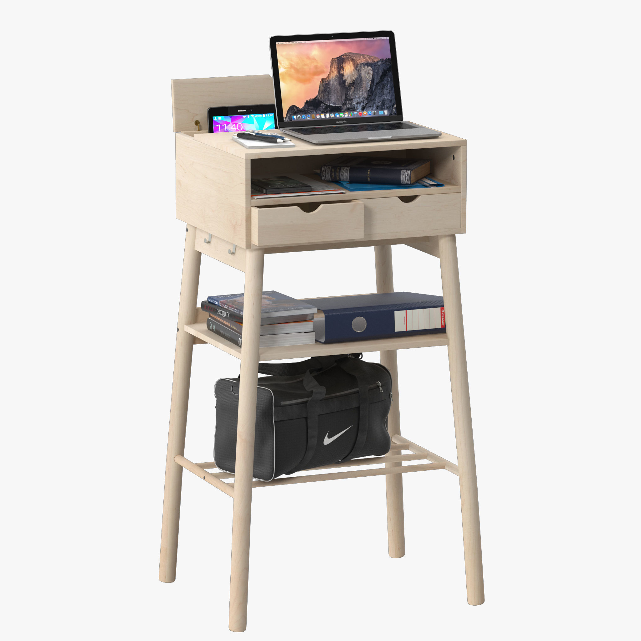 KNOTTEN Standing Desks 3D model_1