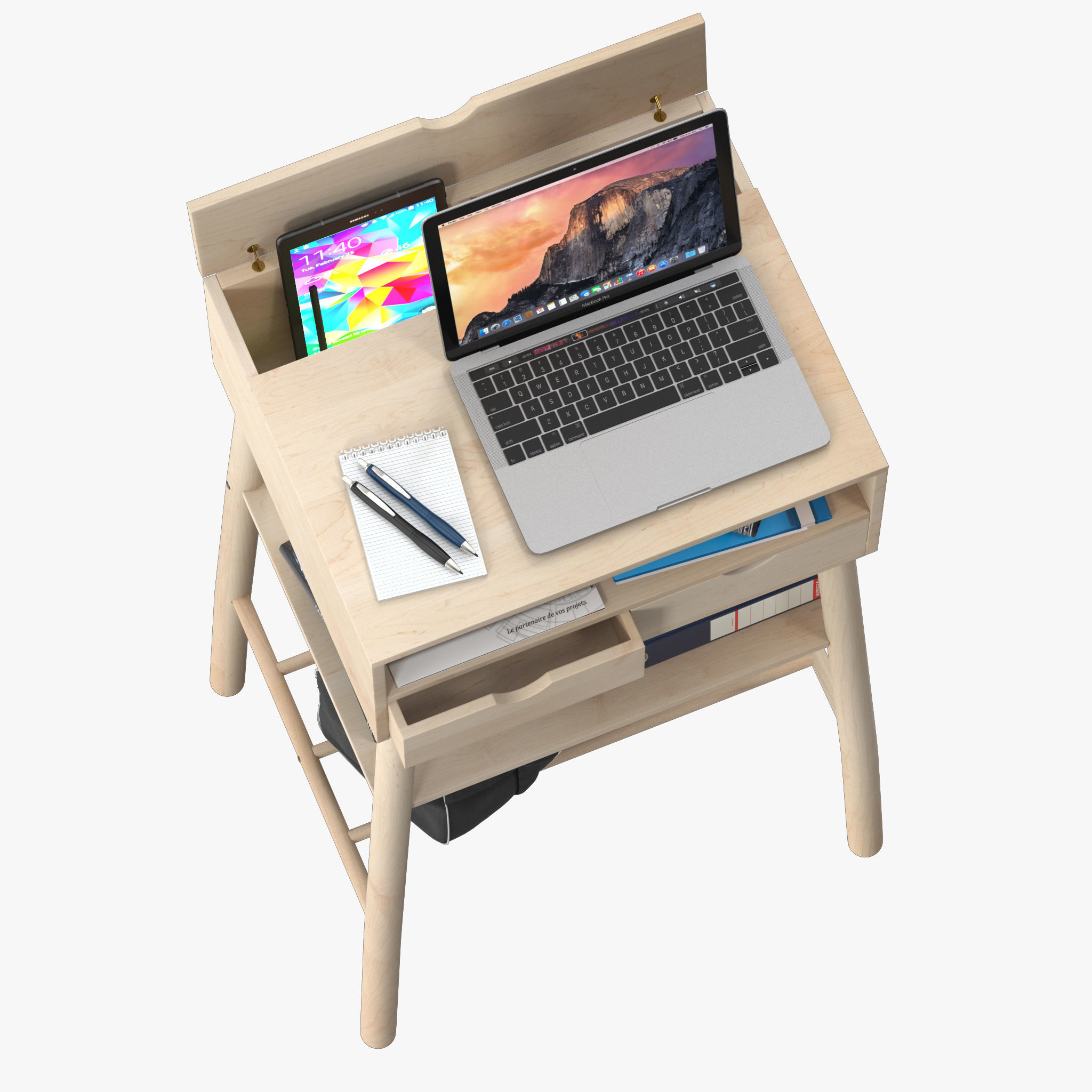 KNOTTEN Standing Desks 3D model_2