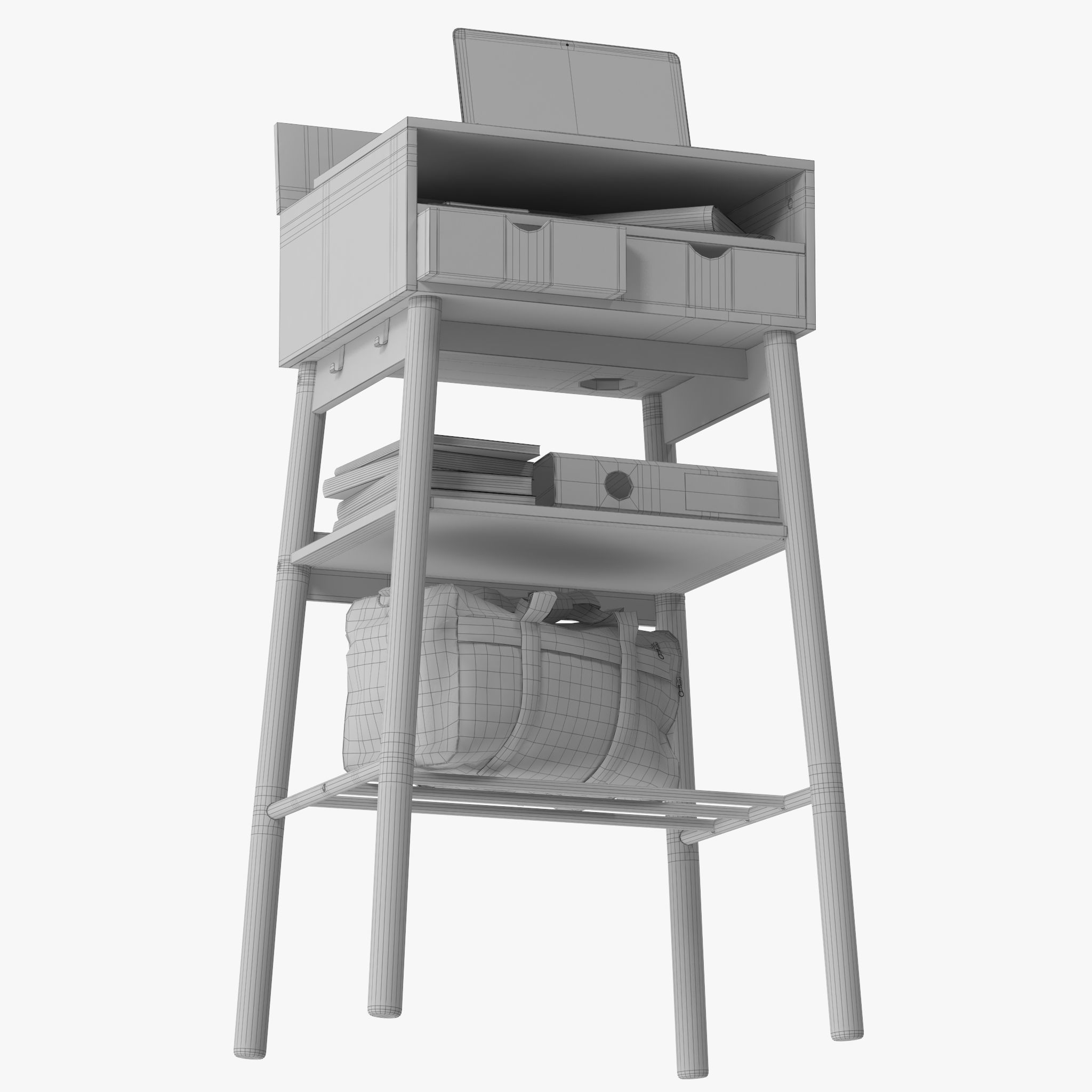 KNOTTEN Standing Desks 3D model_15