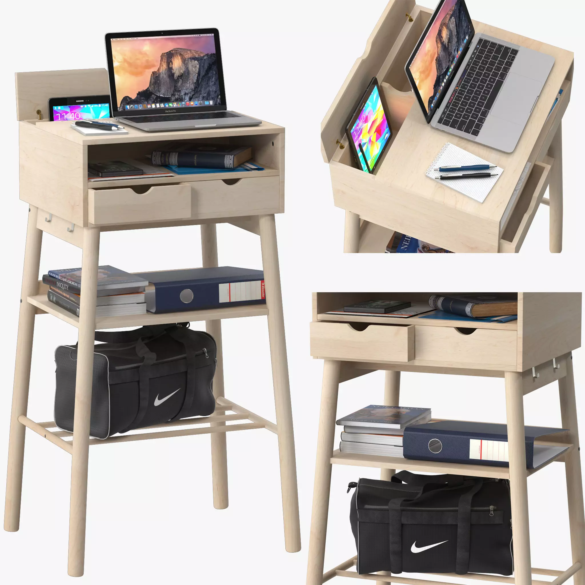 KNOTTEN Standing Desks 3D model_0