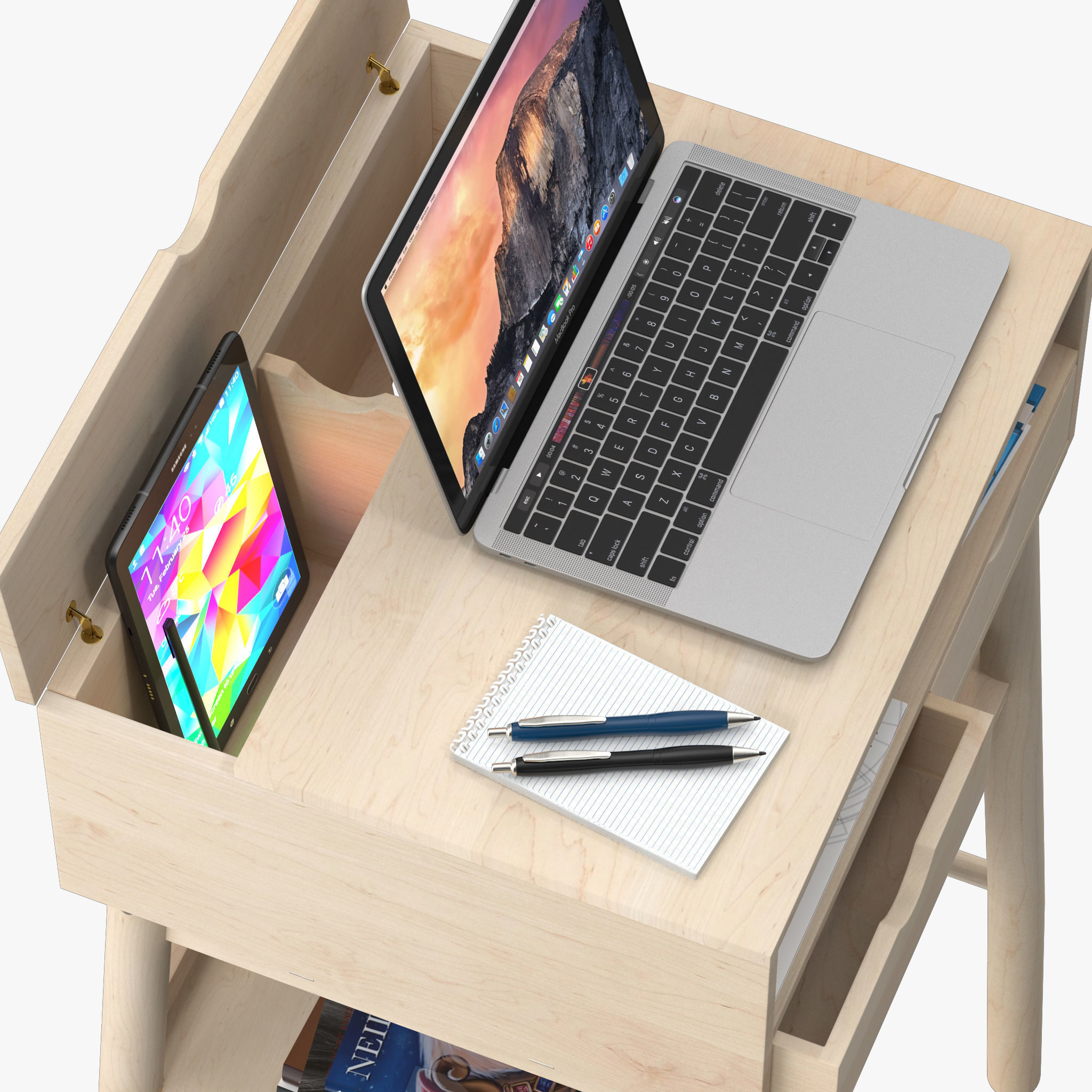 KNOTTEN Standing Desks 3D model_3