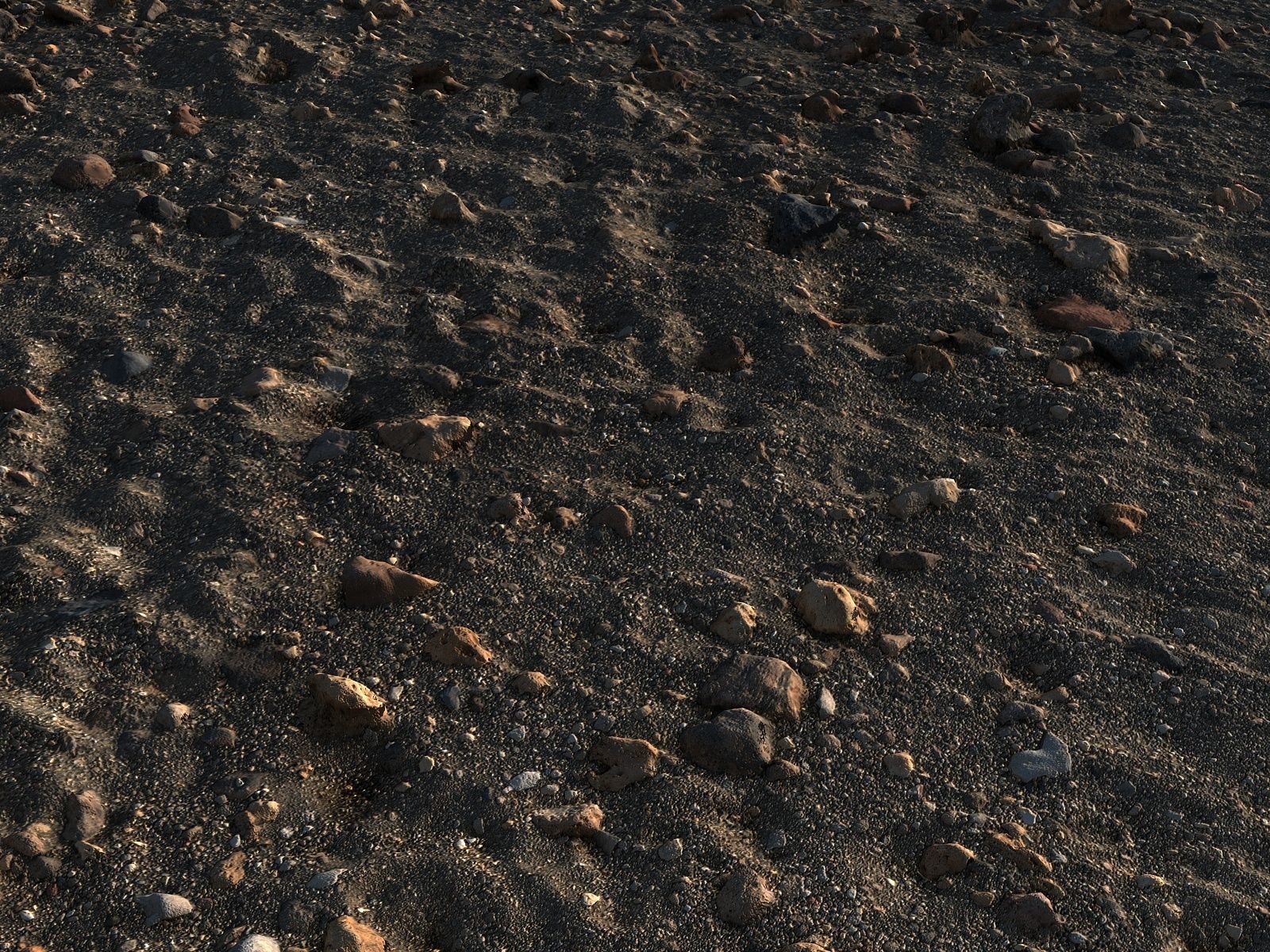 Stone Desert 16K Low-poly 3D model_6