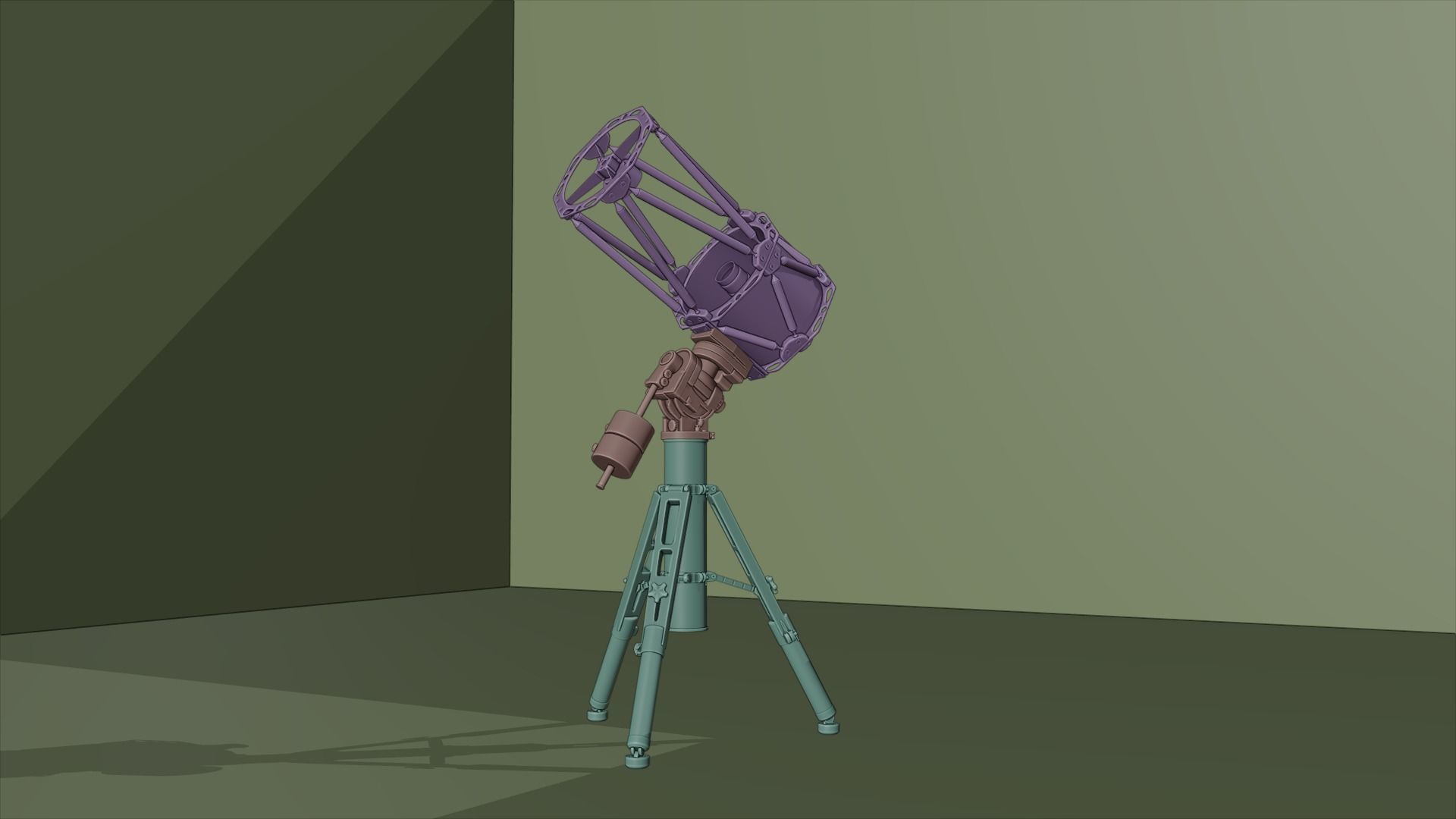 Ritchey Chretien Telescope  3D model_10