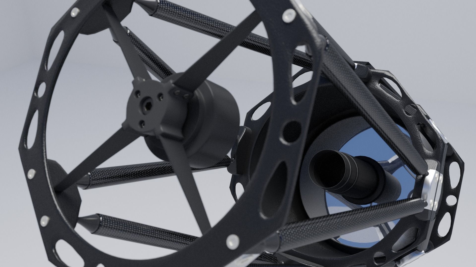 Ritchey Chretien Telescope  3D model_3