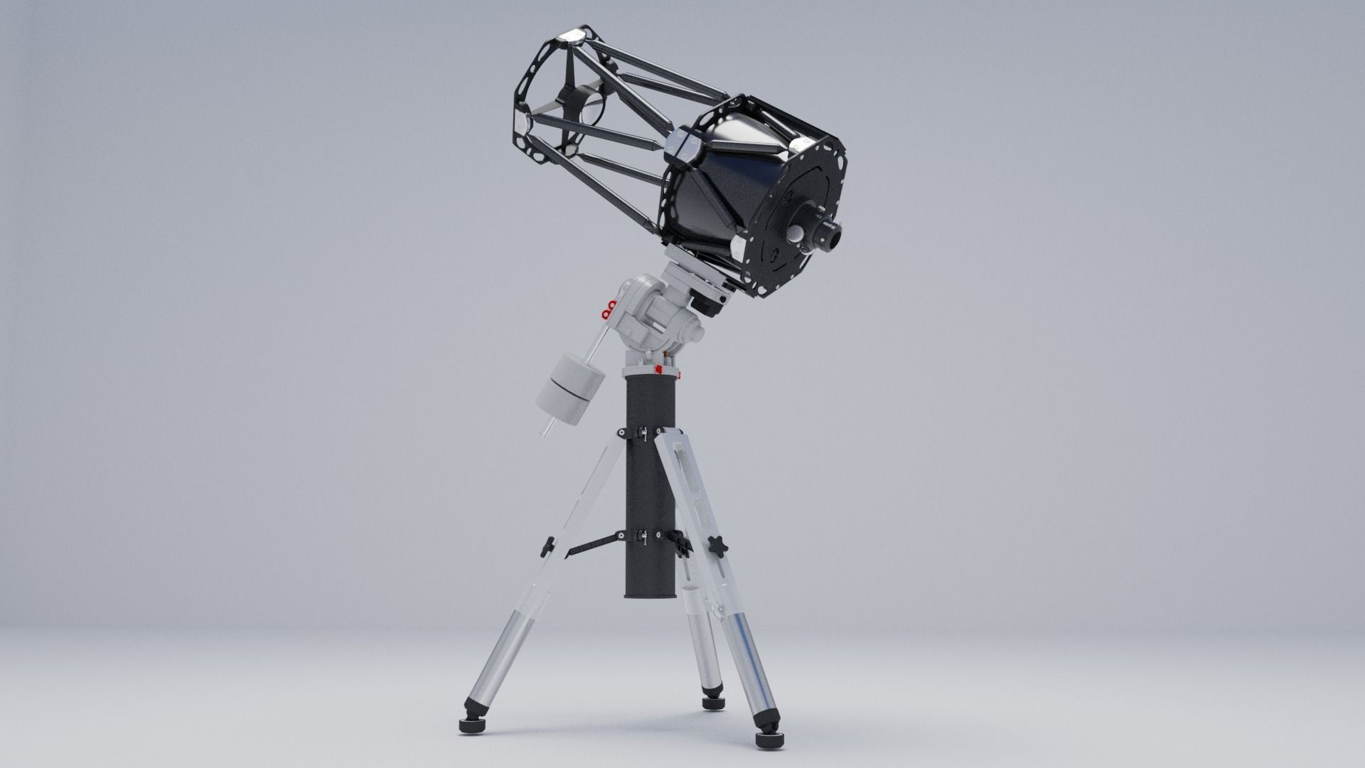 Ritchey Chretien Telescope  3D model_1
