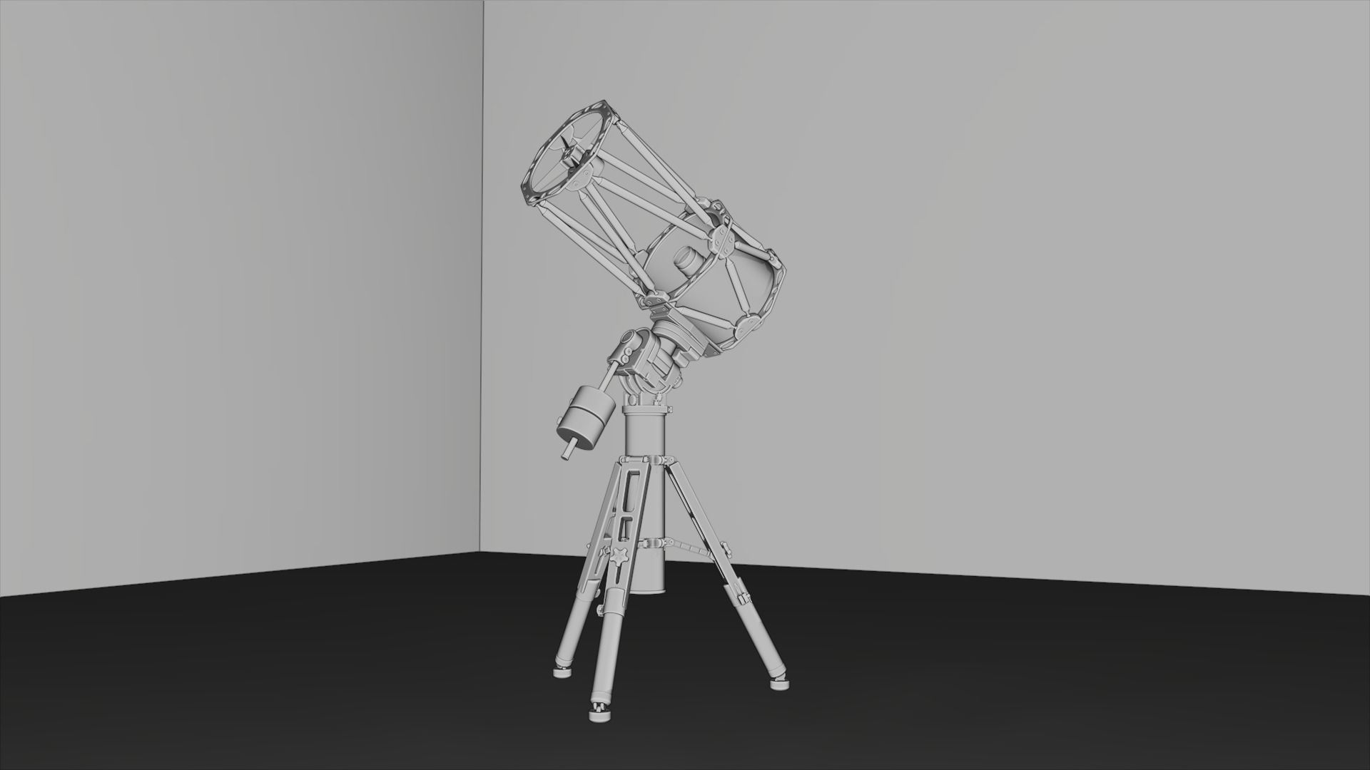 Ritchey Chretien Telescope  3D model_8