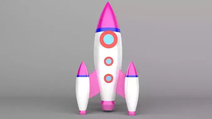 Rocket 3d Model ship