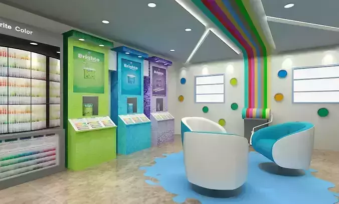 Shop 3d model brighto store 3D model