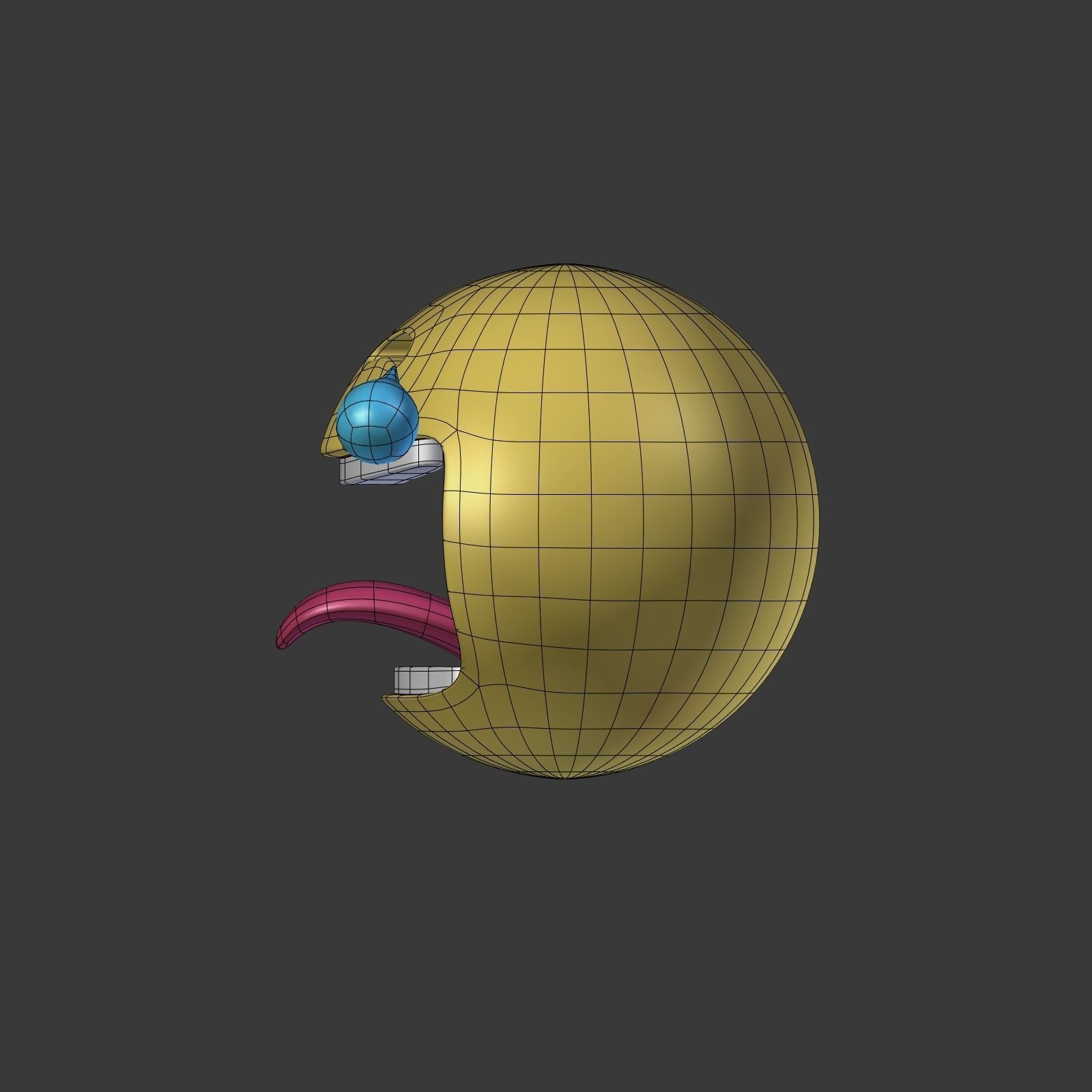 Laughing To Crying Smiley Low-poly 3D model_8
