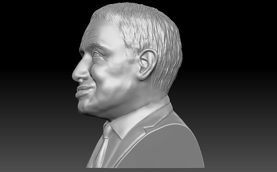Stephen Hawking 3D printing ready stl obj formats 3D print model_4