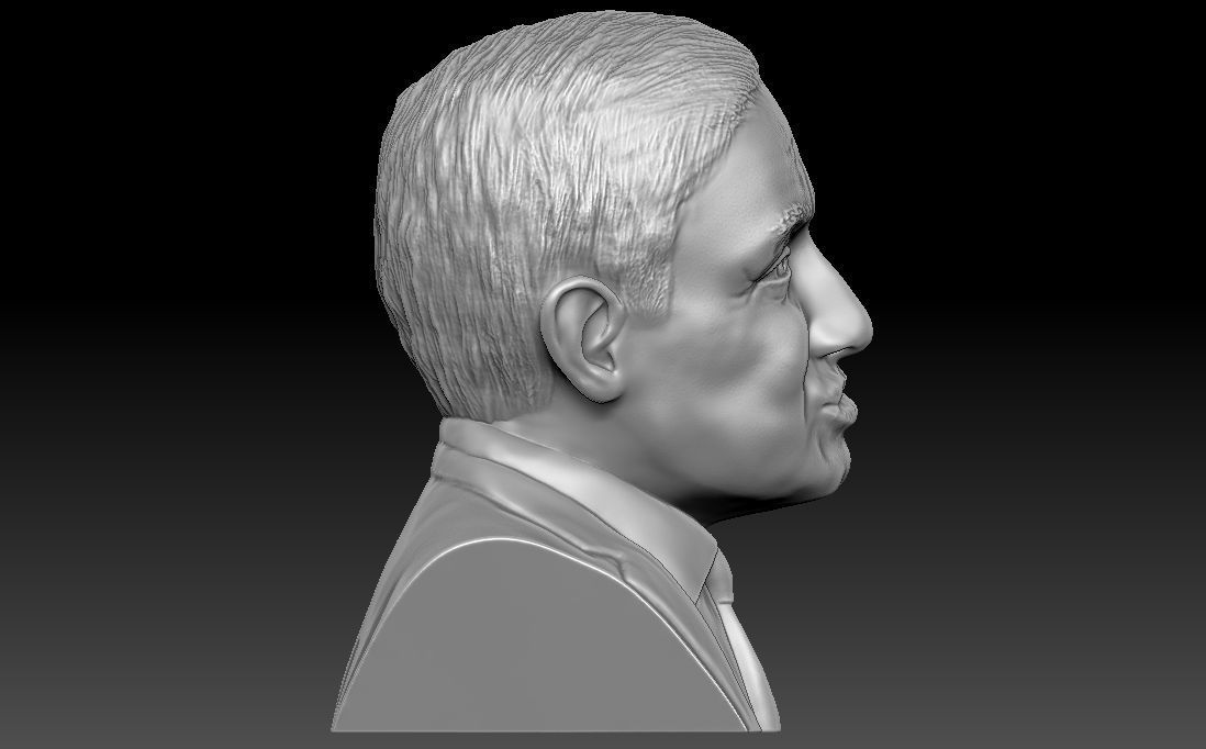 Stephen Hawking 3D printing ready stl obj formats 3D print model_9