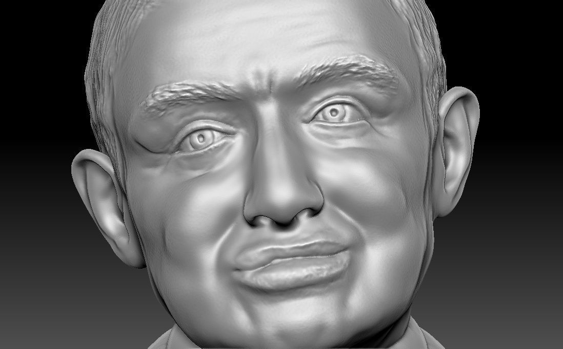 Stephen Hawking 3D printing ready stl obj formats 3D print model_17