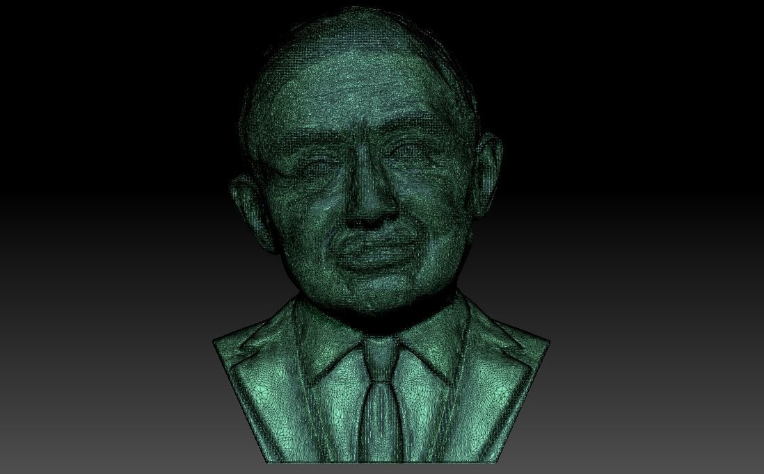 Stephen Hawking 3D printing ready stl obj formats 3D print model_24