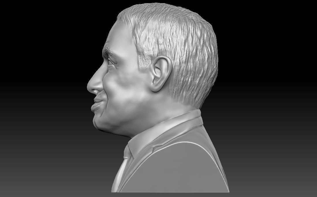 Stephen Hawking 3D printing ready stl obj formats 3D print model_5