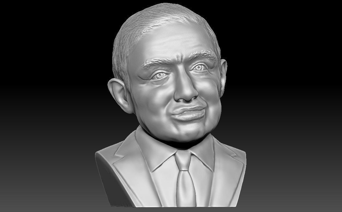 Stephen Hawking 3D printing ready stl obj formats 3D print model_12