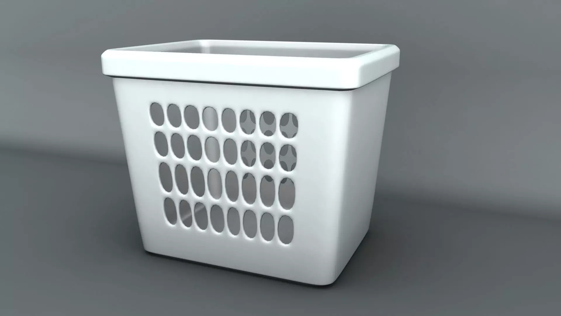 laundry basket Free low-poly 3D model