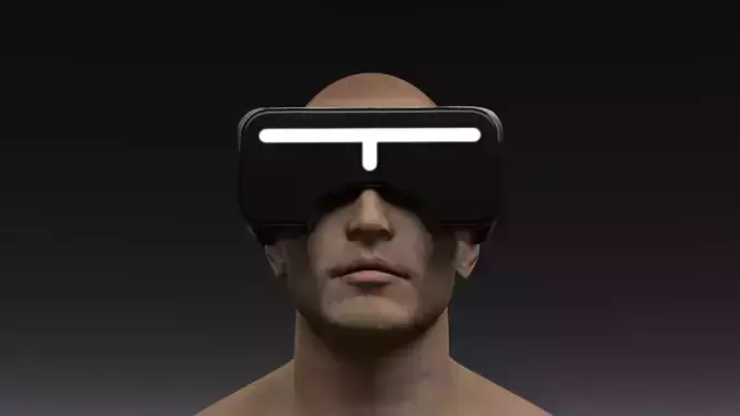 Sci Fi Virtual Reality Headset 3D model