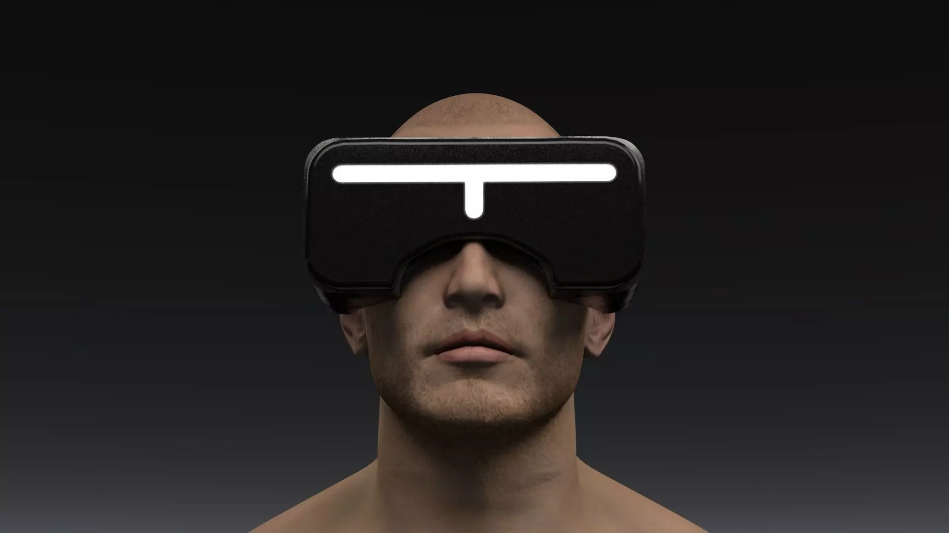 Sci Fi Virtual Reality Headset 3D model_0