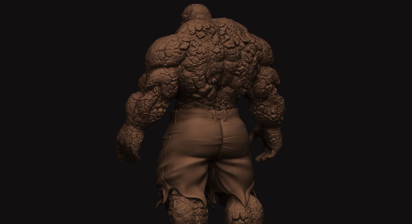 The Thing - Fantastic Four - Marvel 3D print model_3