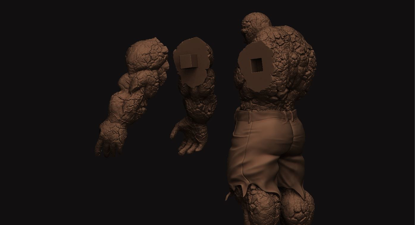 The Thing - Fantastic Four - Marvel 3D print model_10