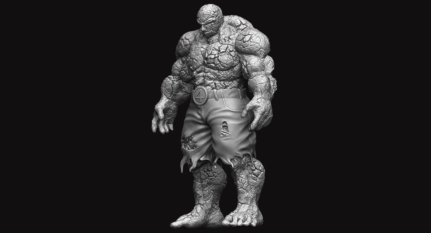 The Thing - Fantastic Four - Marvel 3D print model_14