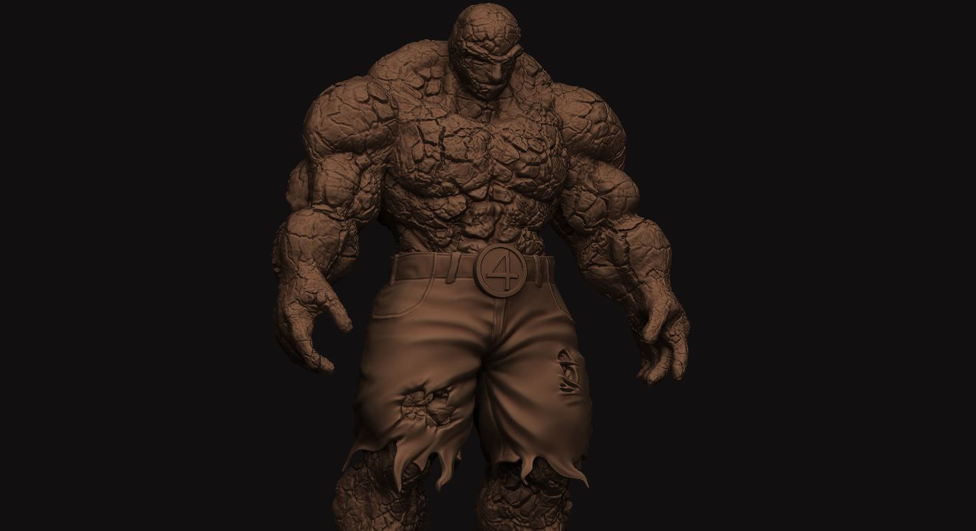The Thing - Fantastic Four - Marvel 3D print model_1