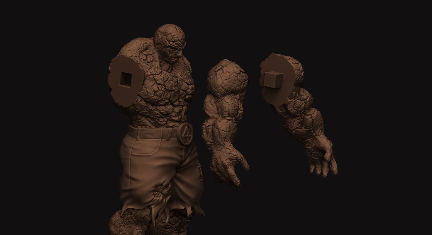 The Thing - Fantastic Four - Marvel 3D print model_9