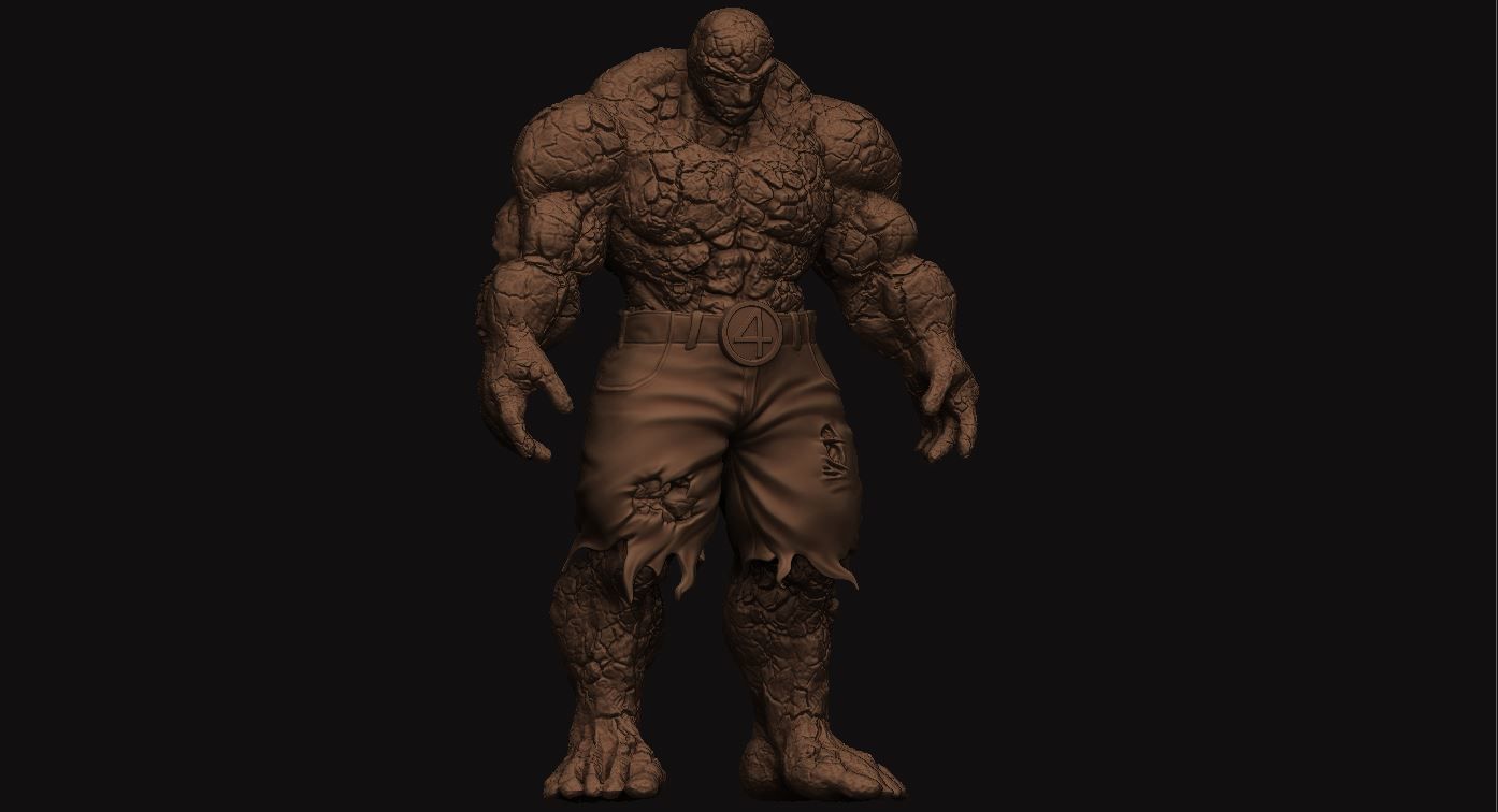 The Thing - Fantastic Four - Marvel 3D print model_5