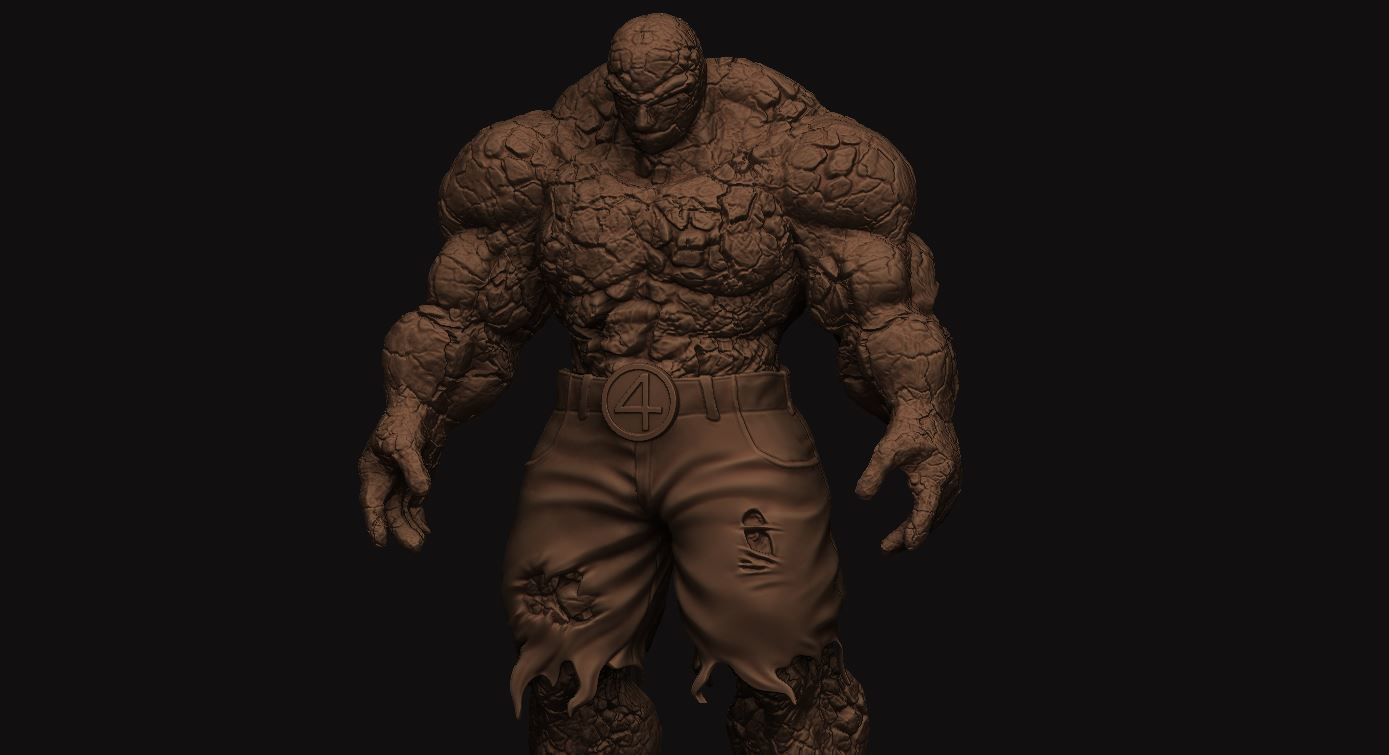 The Thing - Fantastic Four - Marvel 3D print model_2